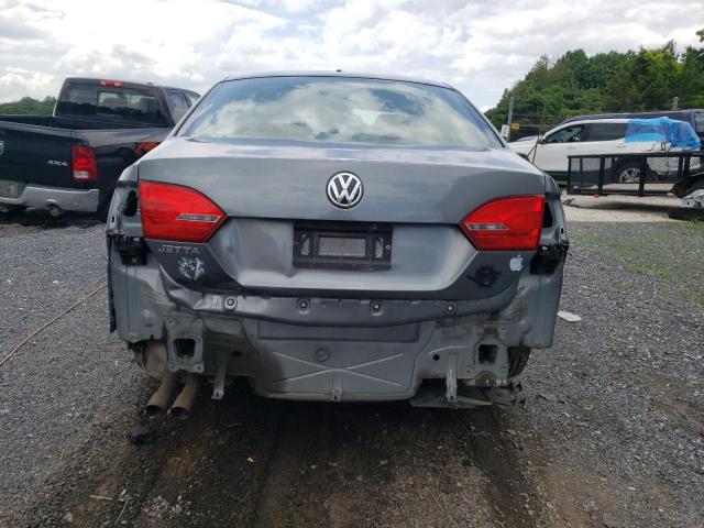 3VW2K7AJ2EM326306 - 2014 VOLKSWAGEN JETTA BASE رمادي صورة 6