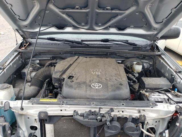 5TFUU4EN5BX011782 - 2011 TOYOTA TACOMA ACCESS CAB ვერცხლისფერი ფოტო 11