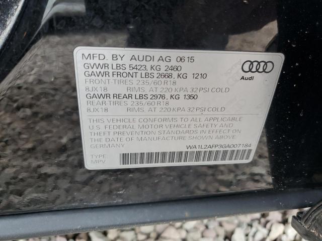 WA1L2AFP3GA007184 - 2016 AUDI Q5 PREMIUM PLUS შავი ფოტო 13