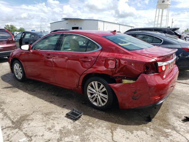 JTHBK1GG8E2139959 - 2014 LEXUS ES 350 RED photo 2