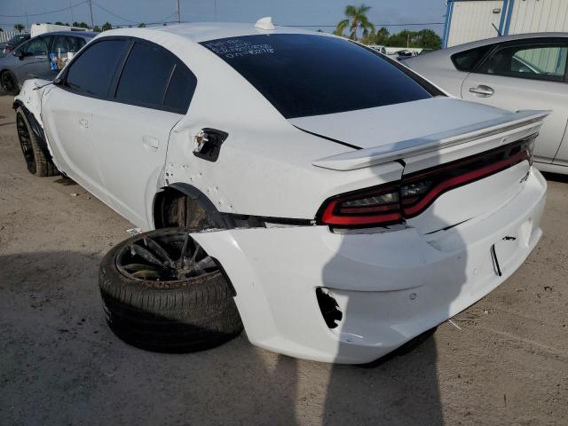 2C3CDXL92NH102718 - 2022 DODGE CHARGER SRT HELLCAT WHITE photo 2