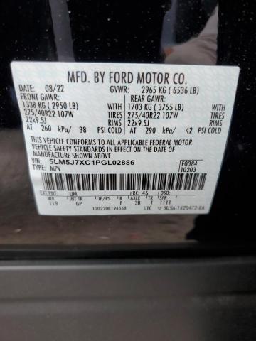 5LM5J7XC1PGL02886 - 2023 LINCOLN AVIATOR RESERVE BLACK photo 13