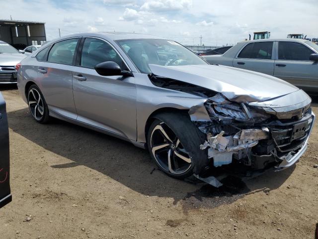 1HGCV2F34NA005166 - 2022 HONDA ACCORD SPORT Silber Foto 4