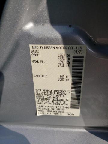 1N4BL4DVXPN372946 - 2023 NISSAN ALTIMA SV SILVER photo 12