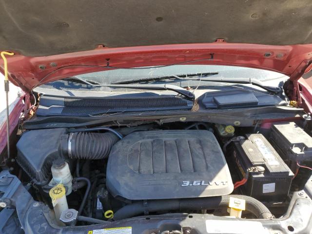 2C4RC1BG6CR300392 - 2012 CHRYSLER TOWN & COU TOURING 勃艮第红 照片 12