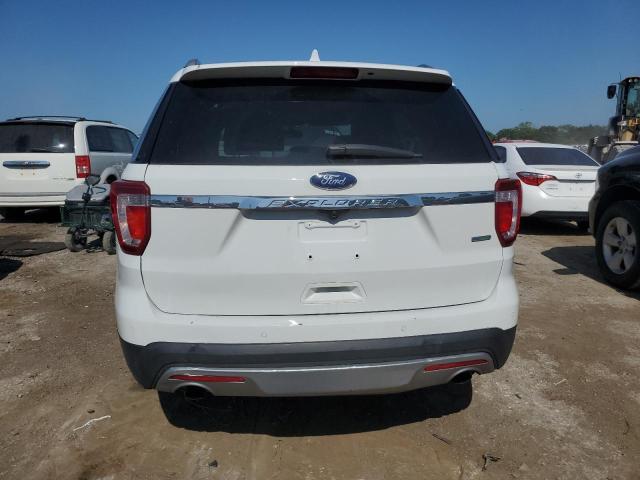 1FM5K7DH7HGC10246 - 2017 FORD EXPLORER XLT WHITE photo 6