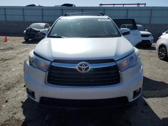 5TDKKRFH6GS176515 - 2016 TOYOTA HIGHLANDER XLE WHITE photo 5