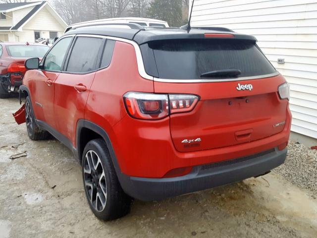 3C4NJDCB2JT102041 - 2018 JEEP COMPASS LIMITED  photo 3