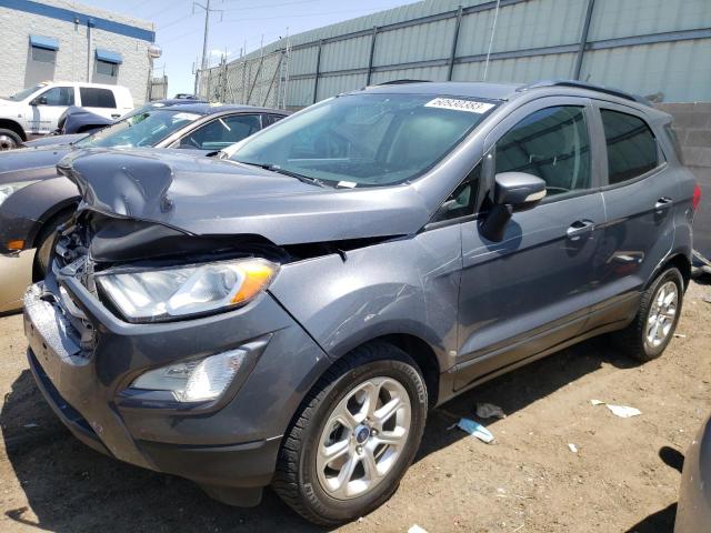 MAJ3S2GE5KC262351 - 2019 FORD ECOSPORT SE GRAY photo 1