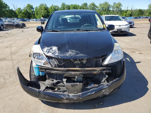 3N1BC11E98L365360 - 2008 NISSAN VERSA S BLACK photo 5