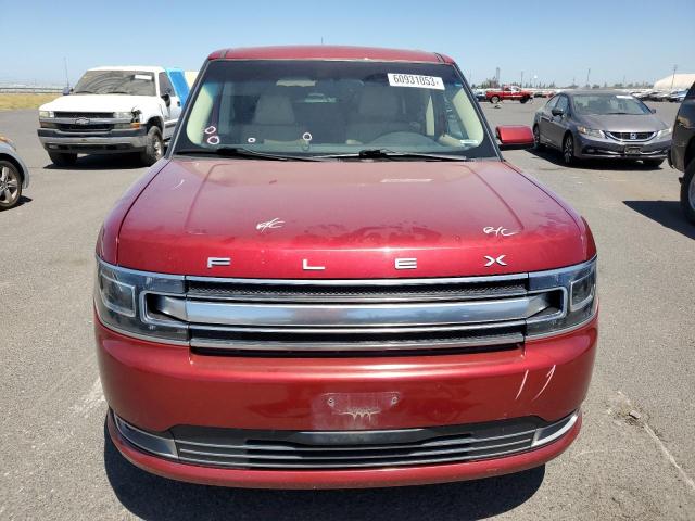 2FMGK5D88HBA13364 - 2017 FORD FLEX LIMITED BURGUNDY photo 5