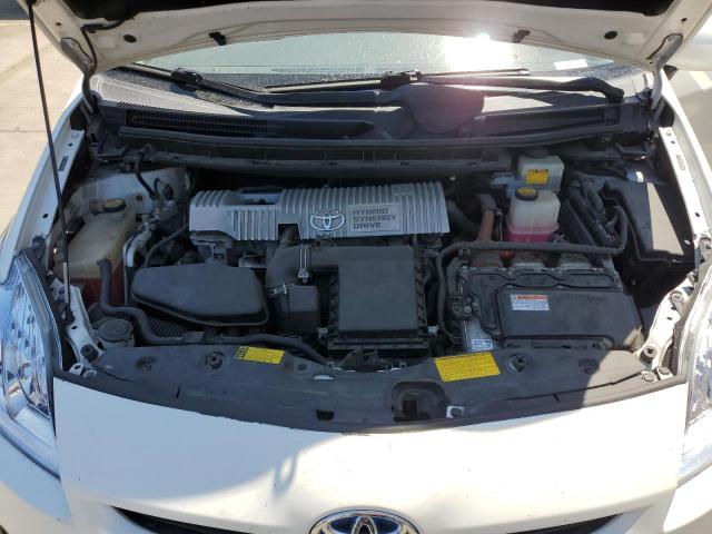 JTDKN3DU3B0293677 - 2011 TOYOTA PRIUS WHITE photo 11