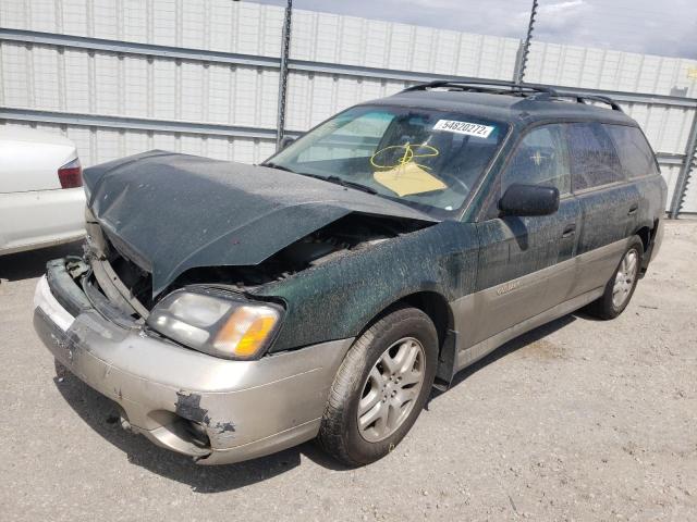 4S3BH6759Y7626011 - 2000 SUBARU LEGACY OUTBACK AWP 绿色 照片 2