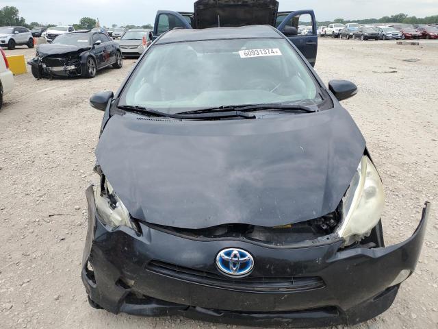 JTDKDTB37D1539396 - 2013 TOYOTA PRIUS C BLACK photo 5