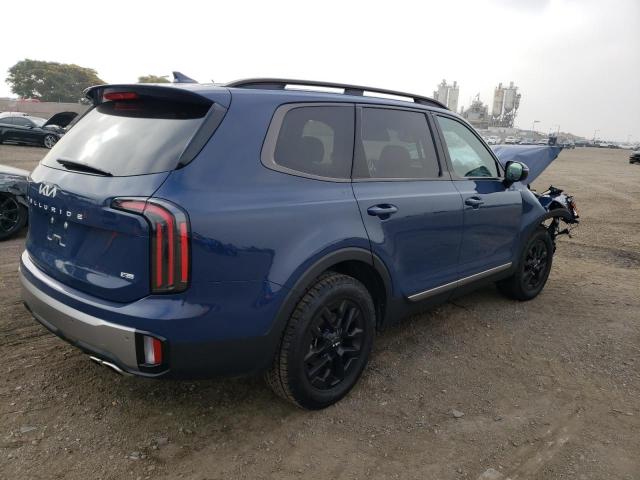 5XYP5DGC7PG409611 - 2023 KIA TELLURIDE SX BLUE photo 3