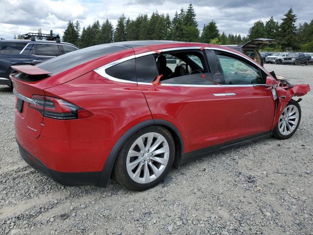 5YJXCAE28MF324990 - 2021 TESLA MODEL X RED photo 3