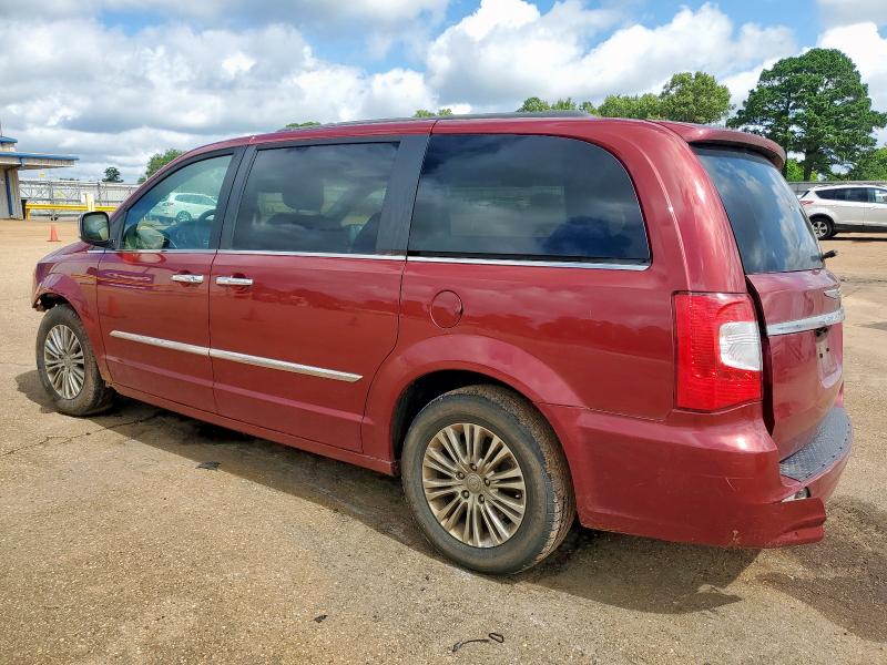 2C4RC1CG4GR200389 - 2016 CHRYSLER TOWN & COU TOURING L RED photo 2