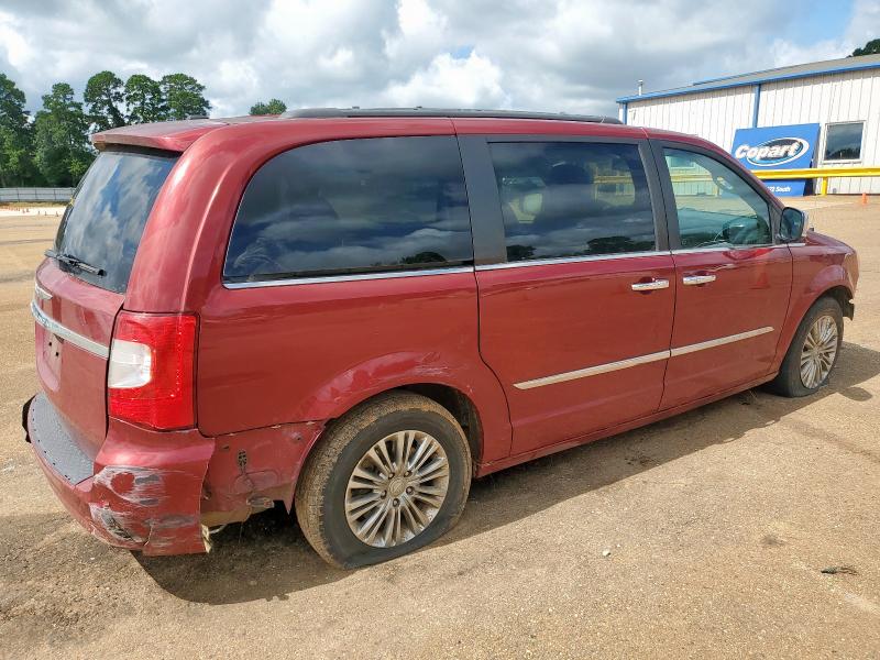 2C4RC1CG4GR200389 - 2016 CHRYSLER TOWN & COU TOURING L RED photo 3