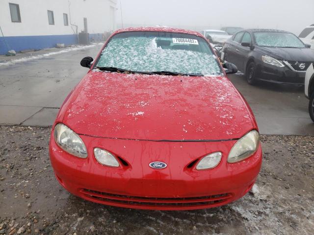 3FAKP1134XR113503 - 1999 FORD ESCORT ZX2 RED photo 5