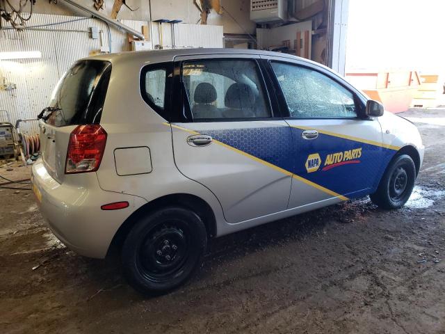 KL1TD66628B053998 - 2008 CHEVROLET AVEO BASE Gümüş foto 3