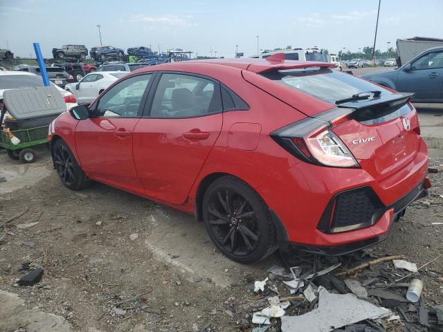 SHHFK7H93KU216668 - 2019 HONDA CIVIC SPORT TOURING RED photo 2