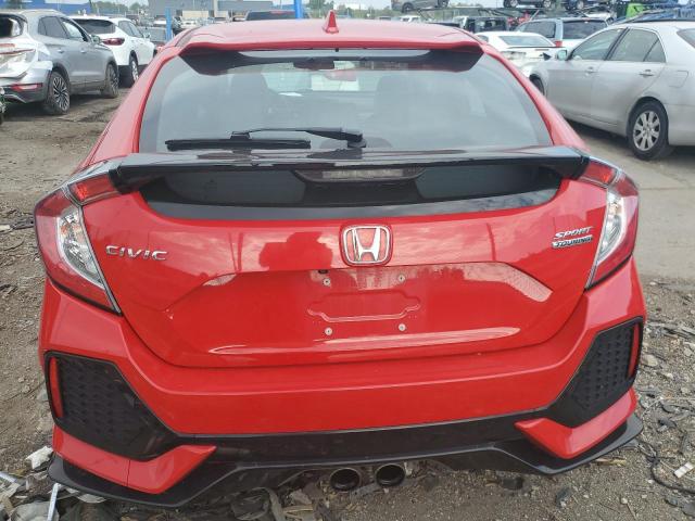 SHHFK7H93KU216668 - 2019 HONDA CIVIC SPORT TOURING RED photo 6