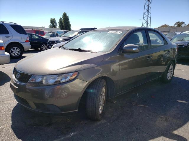 KNAFU4A24A5163595 - 2010 KIA FORTE EX BROWN photo 1