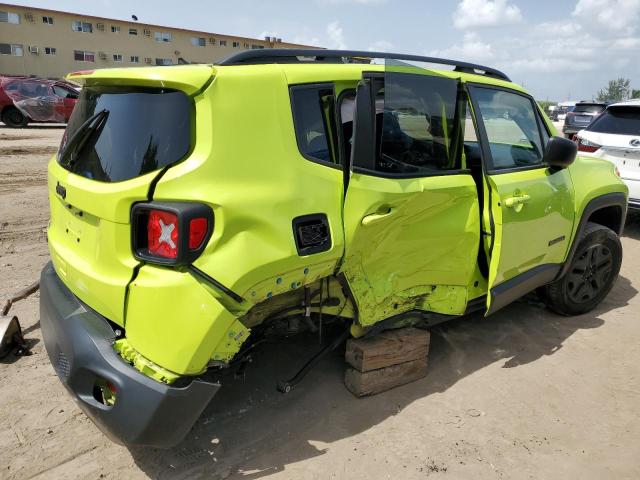 ZACCJBAB6JPH25703 - 2018 JEEP RENEGADE SPORT GREEN photo 3