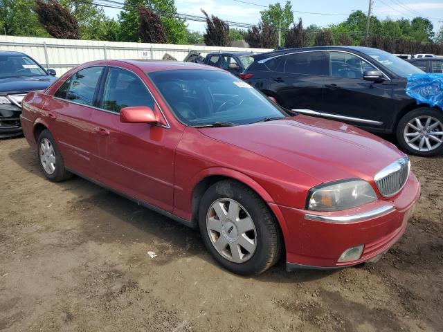 1LNHM86S55Y644581 - 2005 LINCOLN LS წითელი ფოტო 4