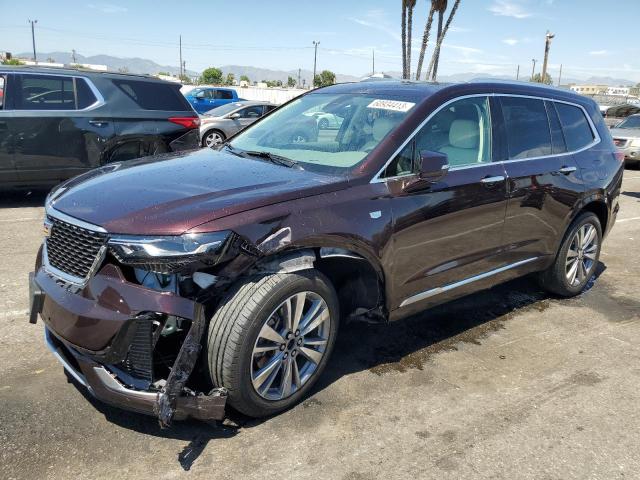 1GYKPCRS3LZ211696 - 2020 CADILLAC XT6 PREMIUM LUXURY BURGUNDY photo 1