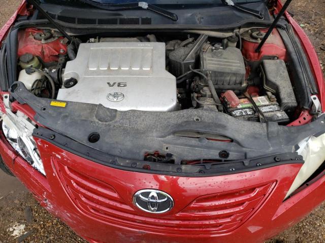 4T1BK46K67U043078 - 2007 TOYOTA CAMRY LE RED photo 11