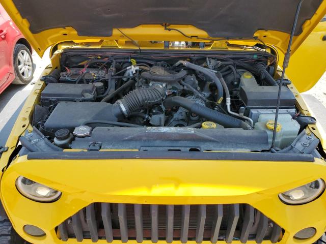 1J4AA5D14BL549133 - 2011 JEEP WRANGLER SAHARA YELLOW photo 11