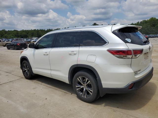 5TDKKRFH4GS156523 - 2016 TOYOTA HIGHLANDER XLE WHITE photo 2