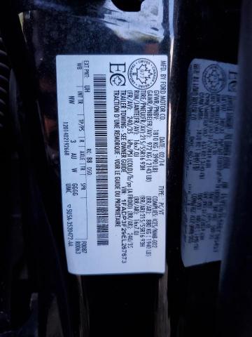 1FADP3F29EL267673 - 2014 FORD FOCUS SE BLACK photo 13