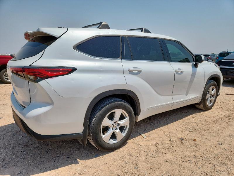 5TDBZRBH1NS592664 - 2022 TOYOTA HIGHLANDER L WHITE photo 3