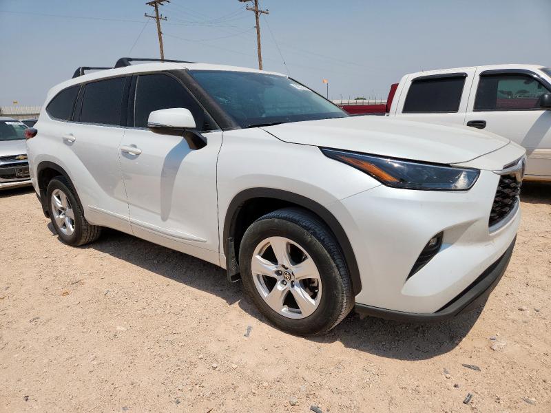 5TDBZRBH1NS592664 - 2022 TOYOTA HIGHLANDER L WHITE photo 4