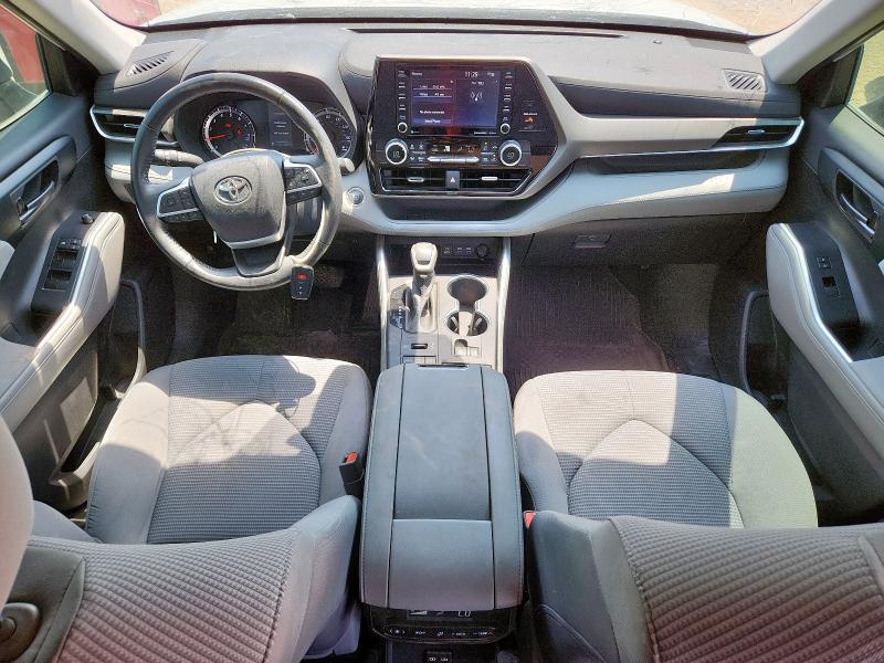 5TDBZRBH1NS592664 - 2022 TOYOTA HIGHLANDER L WHITE photo 8