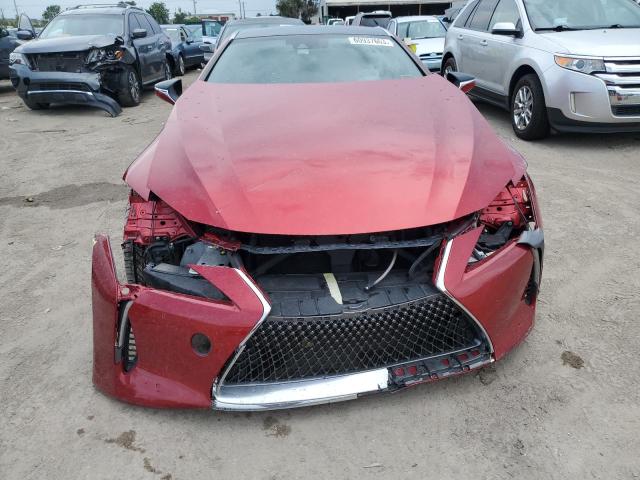 JTHHP5AY9JA000556 - 2018 LEXUS LC 500 RED photo 5