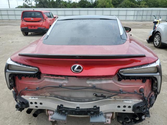 JTHHP5AY9JA000556 - 2018 LEXUS LC 500 RED photo 6