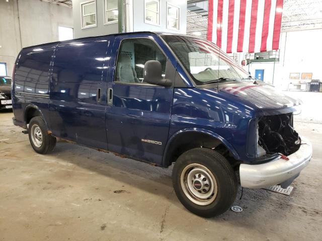 1GTGG25RX11191693 - 2001 GMC SAVANA G2500 BLUE photo 4