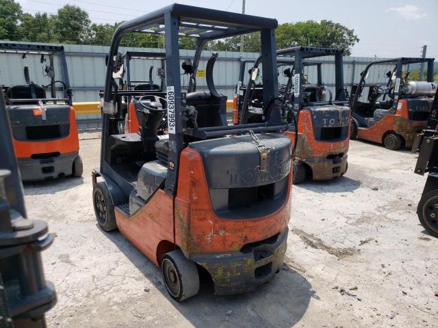 52872 - 2014 TOYOTA FORKLIFT Naranja foto 3