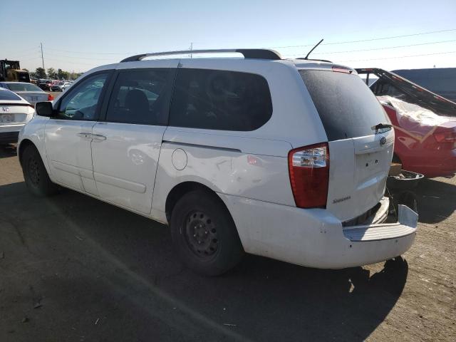 KNDMG4C38A6354163 - 2010 KIA SEDONA LX WHITE photo 2