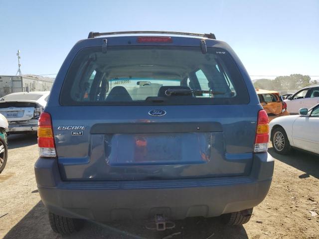 1FMYU04131KE72138 - 2001 FORD ESCAPE XLT BLUE photo 6