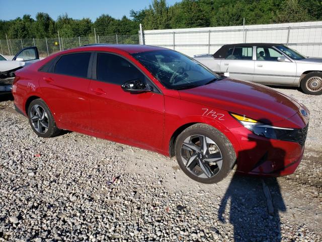 KMHLS4AG9PU497073 - 2023 HYUNDAI ELANTRA SEL RED photo 4