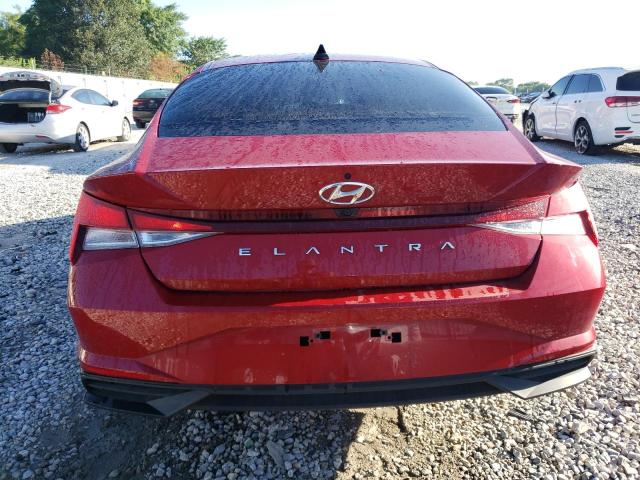 KMHLS4AG9PU497073 - 2023 HYUNDAI ELANTRA SEL RED photo 6