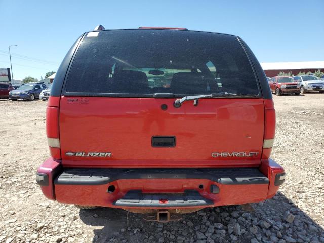 1GNDT13W4X2101823 - 1999 CHEVROLET BLAZER RED photo 6