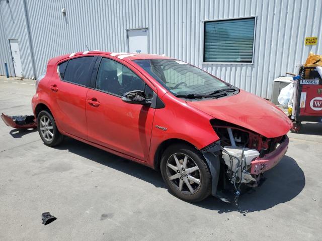 JTDKDTB35C1509344 - 2012 TOYOTA PRIUS C Qırmızı foto 4