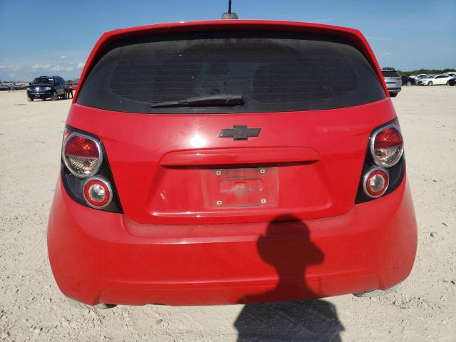 1G1JC6SH9F4105356 - 2015 CHEVROLET SONIC LT RED photo 6