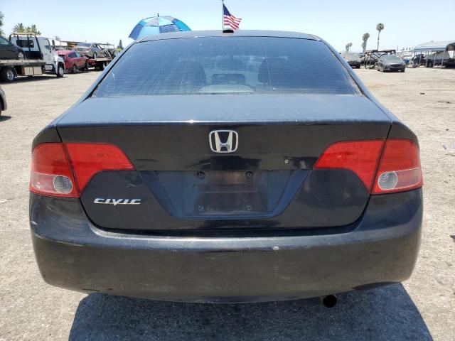 1HGFA16857L025416 - 2007 HONDA CIVIC EX BLACK photo 6