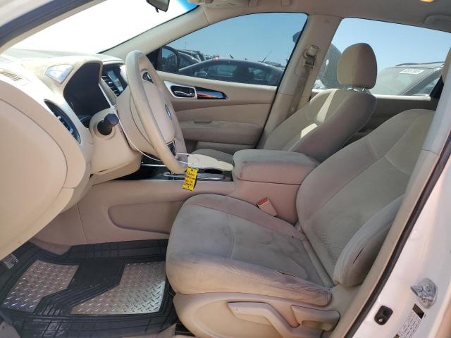 5N1AR2MN6EC678734 - 2014 NISSAN PATHFINDER S WHITE photo 7